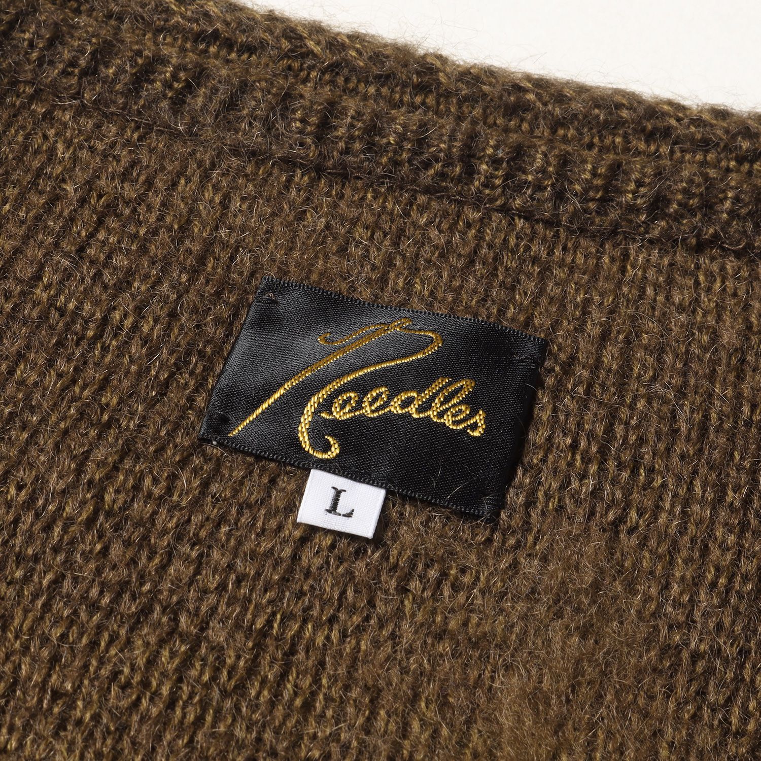 美品 NEEDLES ニードルズ カーディガン モヘア ナイロン ウール ニット 