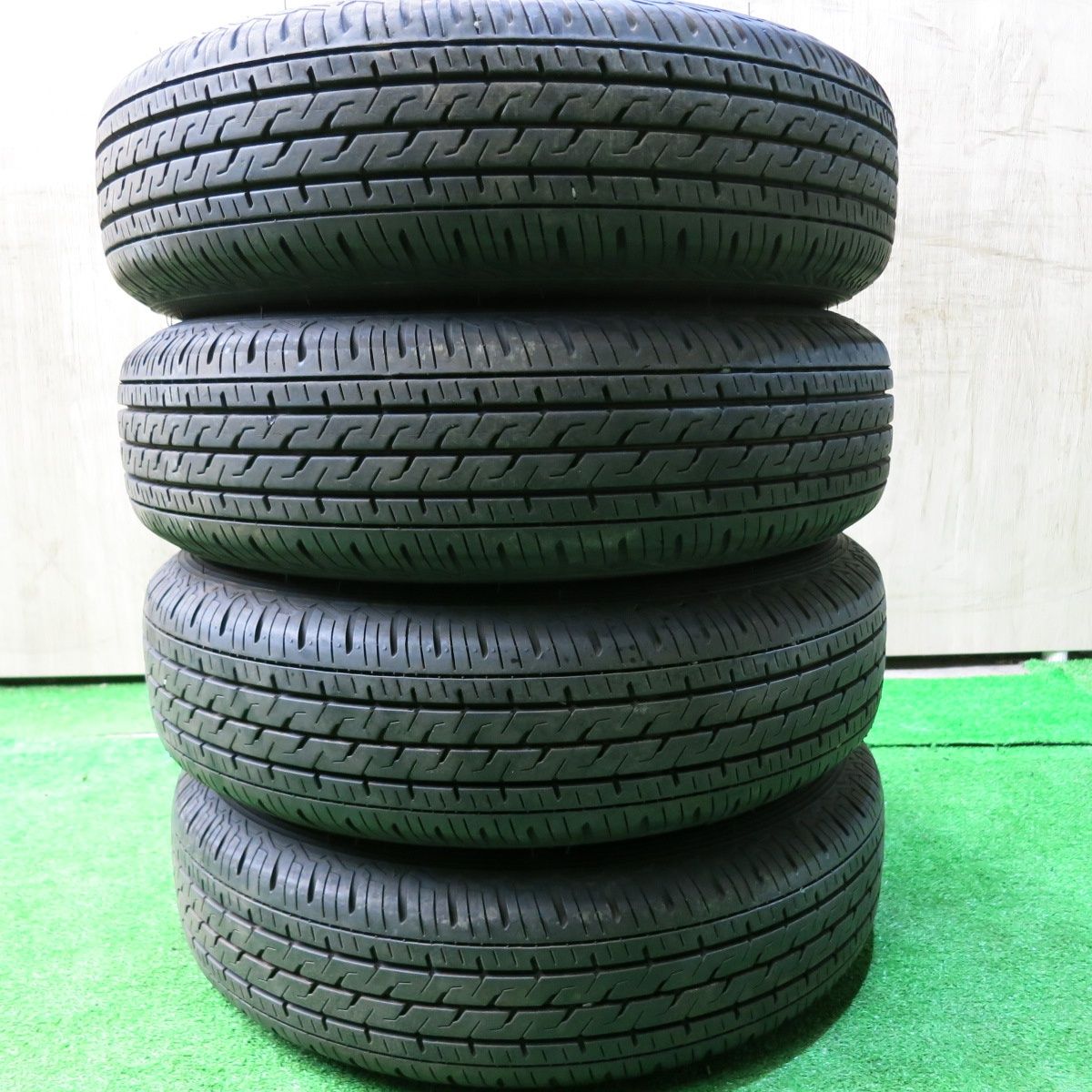 バリ溝！23年！8.5分☆145/80R12 80/78N ブリヂストン エコピア R710