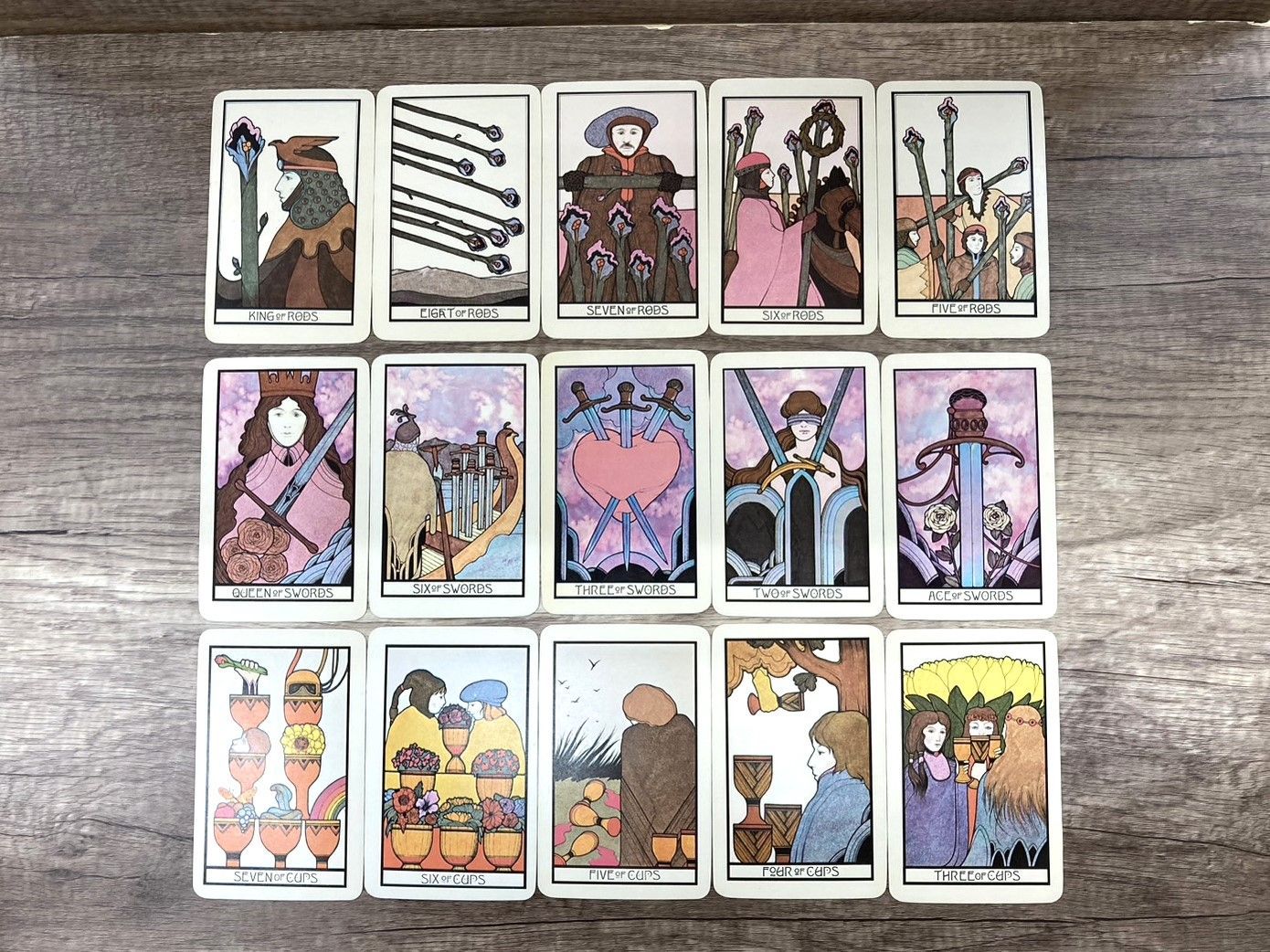 【レア・美品】アクエリアンタロット　ヴィンテージ　1970年　初版　緑箱　貴重 レア・美品】アクエリアンタロット ヴィンテージ 1970年 初版 緑