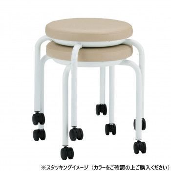 藤沢工業 TOKIO スツール JBM-C36TL-S パステルピンク レザー 5脚入