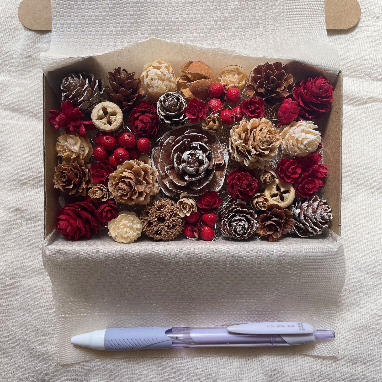 花材セット　花材詰め合わせ　プリザーブドフラワー　ドライフラワー　木の実セット 花材セット 花材詰め合わせ プリザーブドフラワー ドライフラワー