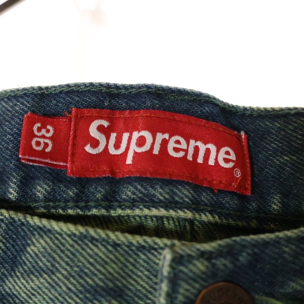 SUPREME (シュプリーム) 23SS Regular Jean Overdyed Green