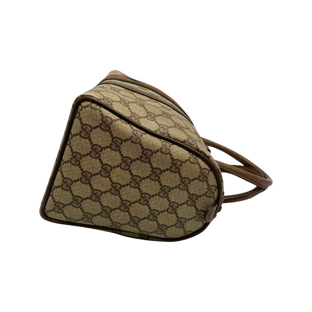 極 美品 GUCCI グッチ オールドグッチ シェリーライン GG ロゴ 金具 