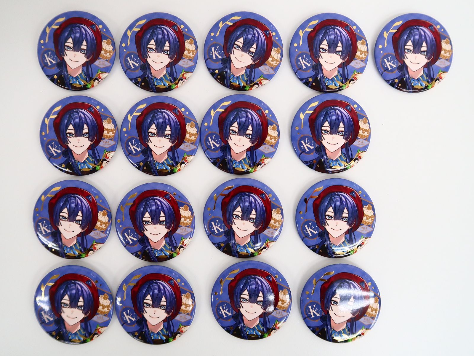 17個 にじさんじ 長尾景 背景紫 VΔLZ Strolling Fall ランダム缶バッジ アニメイトガールズフェスティバル2025グッズ