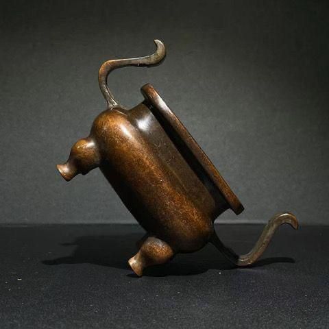 銅器 銅鼎 香炉 両耳香炉 供仏薫炉 装飾品 工芸品 置物 - メルカリ
