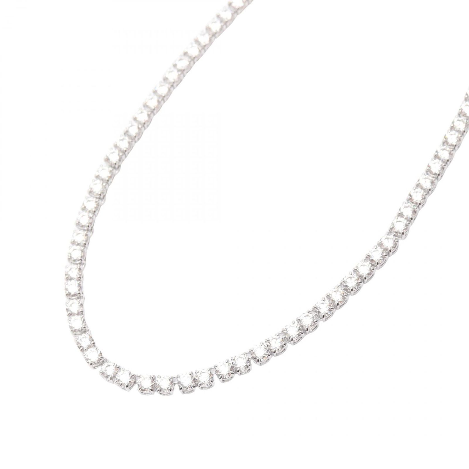 スワロフスキー SWAROVSKI ネックレス テニスチェーン シルバー 