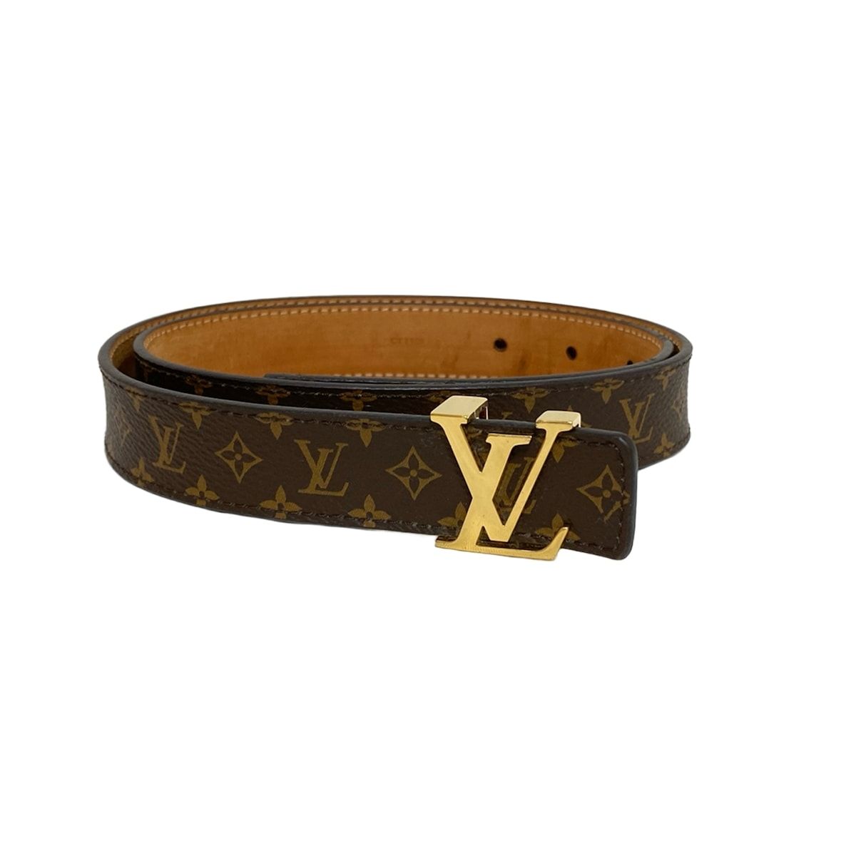 LOUIS VUITTON ルイヴィトン ベルト モノグラム 75 モノグラム サンチュール イニシャル LV ベルト M9781 -