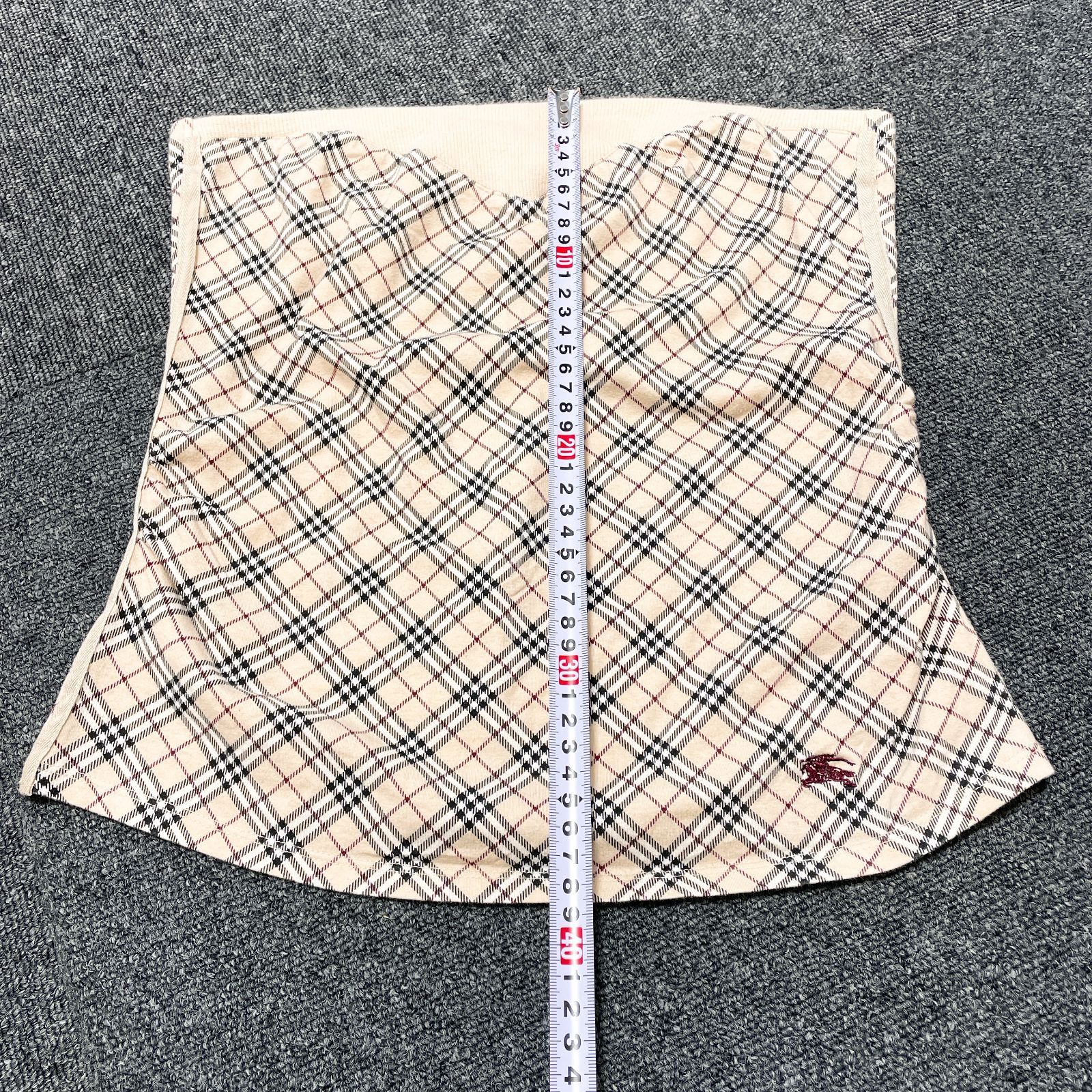 BURBERRY BLUE LABEL バーバリーブルーレーベル チューブトップ ノバ 