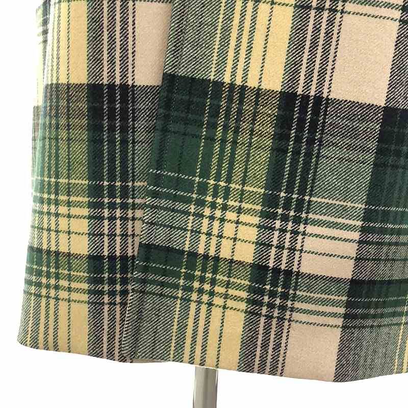 美品】 AURALEE / オーラリー | WOOL CHECK MELTON LONG SOUTIEN