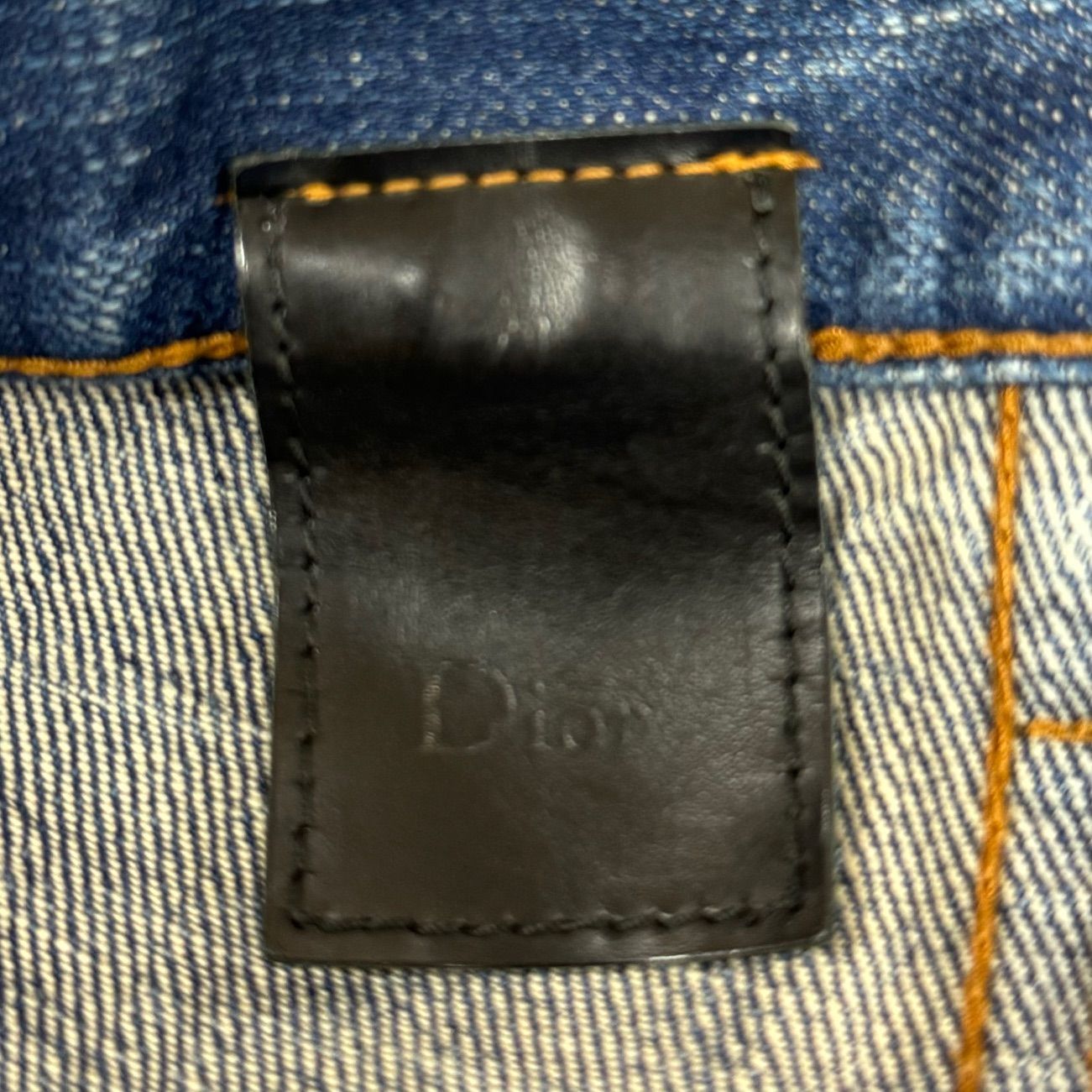 エディ期 国内正規 Dior homme 07 ラスター加工 デニムパンツ 