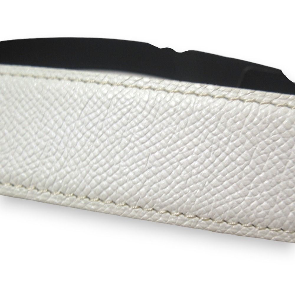 HERMES エルメス エブリン Hロゴ パンチングプレート レザー ベルト  