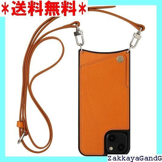 iPhone 16 Pro プロ ケース スマホショルダー 栃木レザー 本革 ショルダーケース スマホケース 首掛け 斜め掛け ストラップ付き カード収納 落下防止 iPhone16Pro ライトブラウン 142