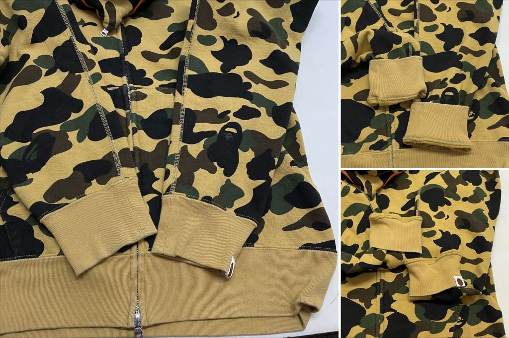01w-5221 アベイシングエイプ A BATHING APE TIGER FULL ZIP HOODIE