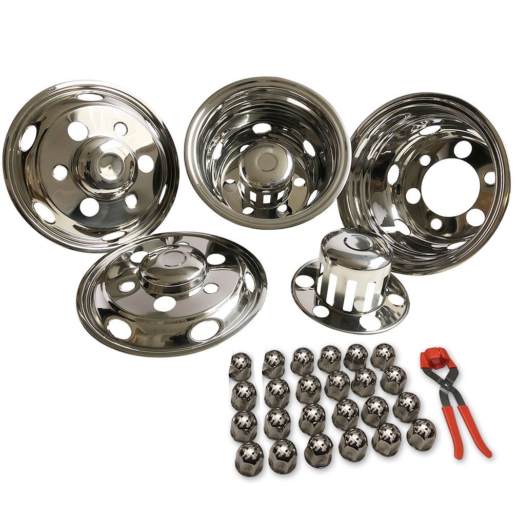 汎用 ホイール ライナー ステンレス 日野 ふそう いすゞ 日産 6.00-17.5-135 6.00-16-135 41mm 6穴 フロント リア 前後