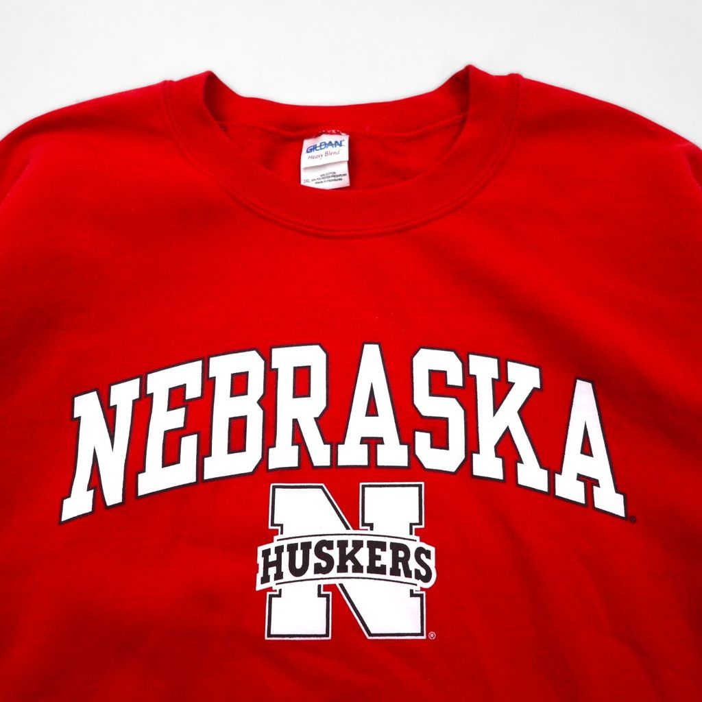 60's vintage 半袖カレッジスウェット レッドXLほど Vintage Collage Sweatshirt GILDAN カレッジプリント