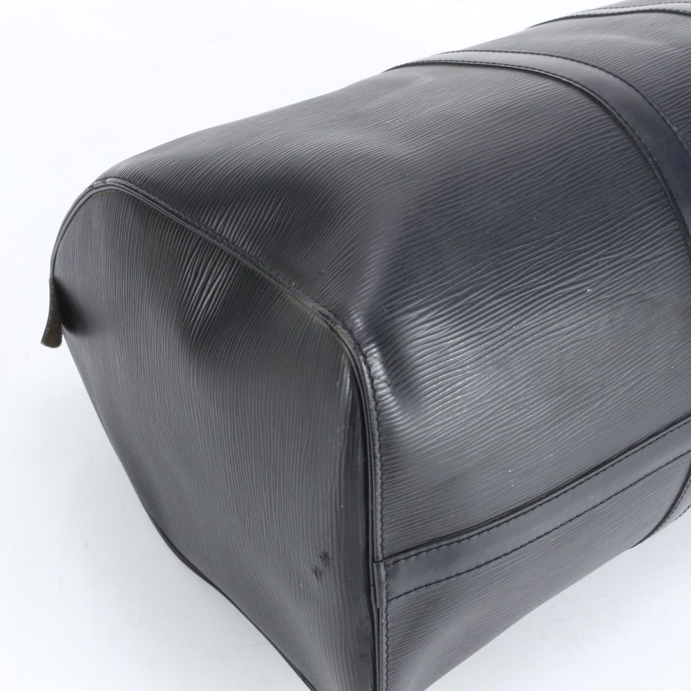 ルイヴィトン　キーポル45　エピ　ノワール　旅行かばん　344 LOUIS VUITTON - 美品 ルイヴィトン エピ キーポル 45 レザー