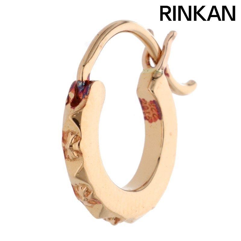 [確実正規品] クロムハーツ TFP タイニー プラス　フープピアス　2点セット 確実正規品] クロムハーツ TFP タイニー プラスフープピアス2点