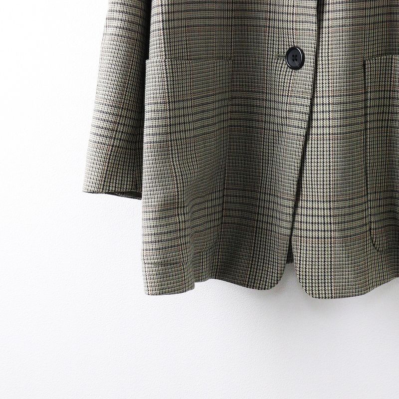 【MARGARET HOWELL】美品GLEN CHECK WOOL TWILL MARGARET HOWELL（マーガレットハウエル）の「GLEN CHECK WOOL