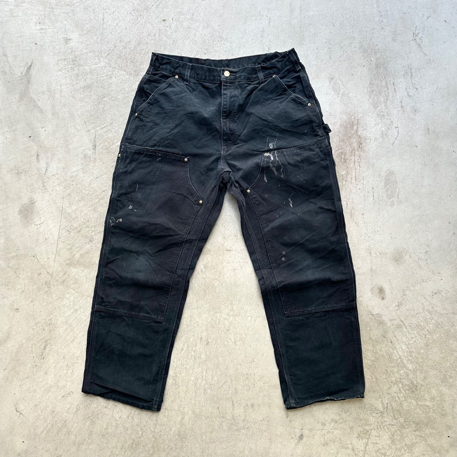 カーハート ダブルニー USA製 36/30 carhartt リアルワーク ペインターパンツ