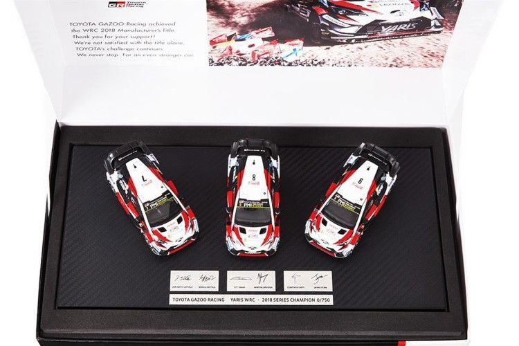 スパークトヨタ ヤリスWRC 2018 チャンピオン獲得記念モデル　750台限定 スパークトヨタ ヤリスWRC 2018 チャンピオン獲得記念モデル 750
