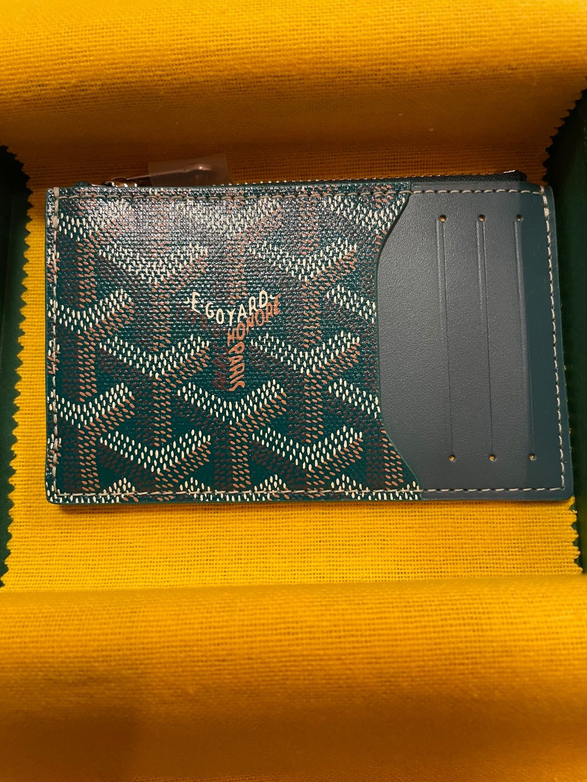 大人気！＜GOYARD＞ブルボン ジップ付きカードホルダー - メルカリ