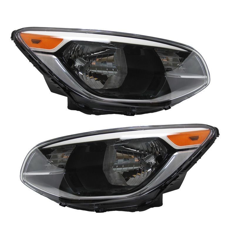 キアKia Soul 2014-2019年式 前照灯 半総成ヘッドライト 左右セット 車種 設計 12V 55W 美規対応