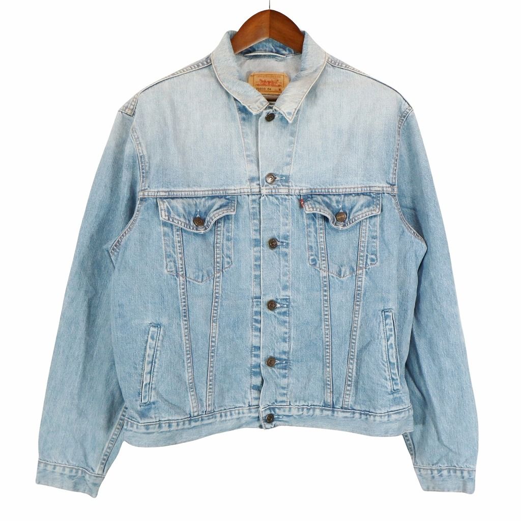 Levi's リーバイス 70550 Gジャン デニムジャケット アメカジ ライトブルー (メンズ XL)   O4976