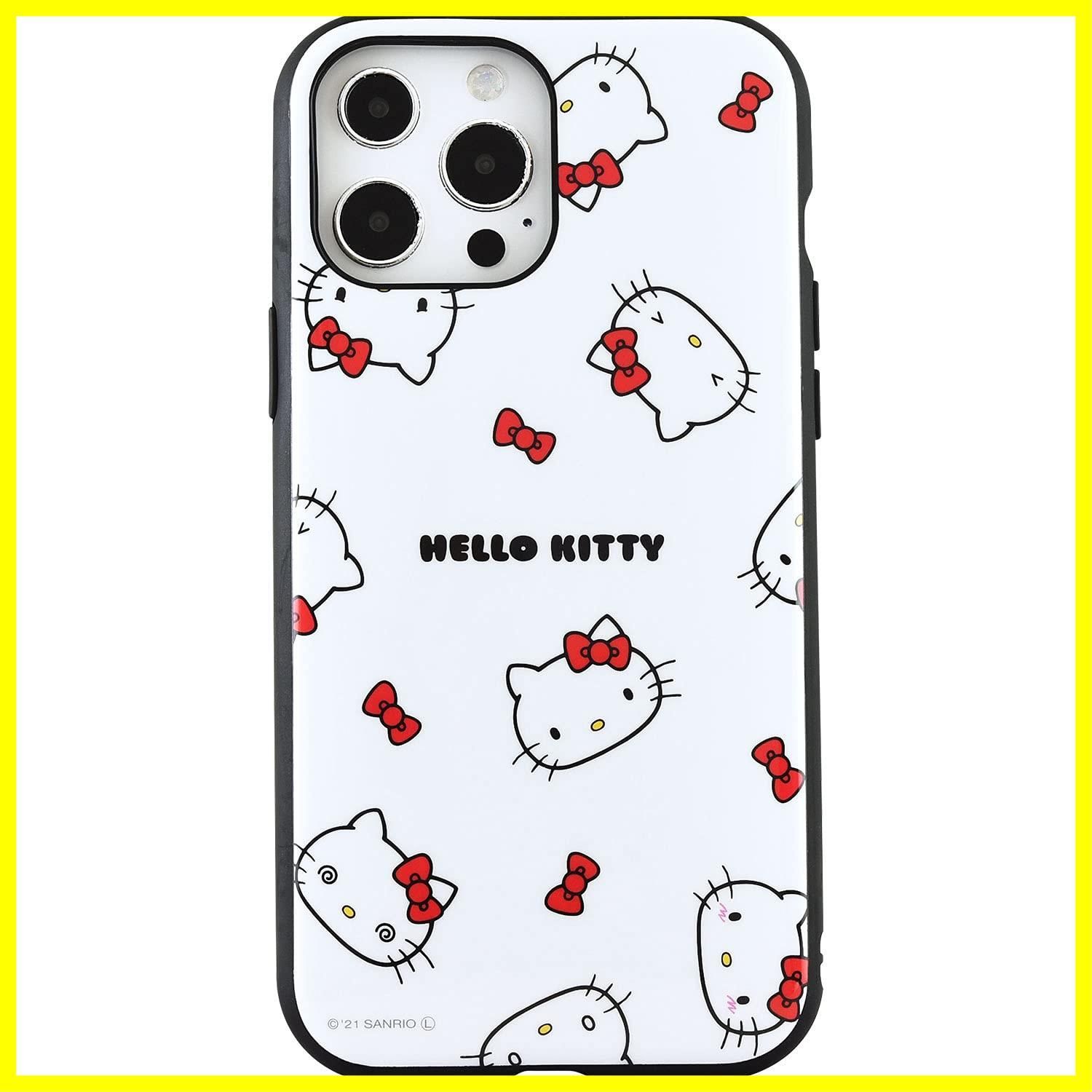 【人気商品】IIIIfit iPhone13 Pro サンリオキャラクターズ Max(6.7インチ)対応ケース ハローキティ グルマンディーズ SANG-149KT ホワイト