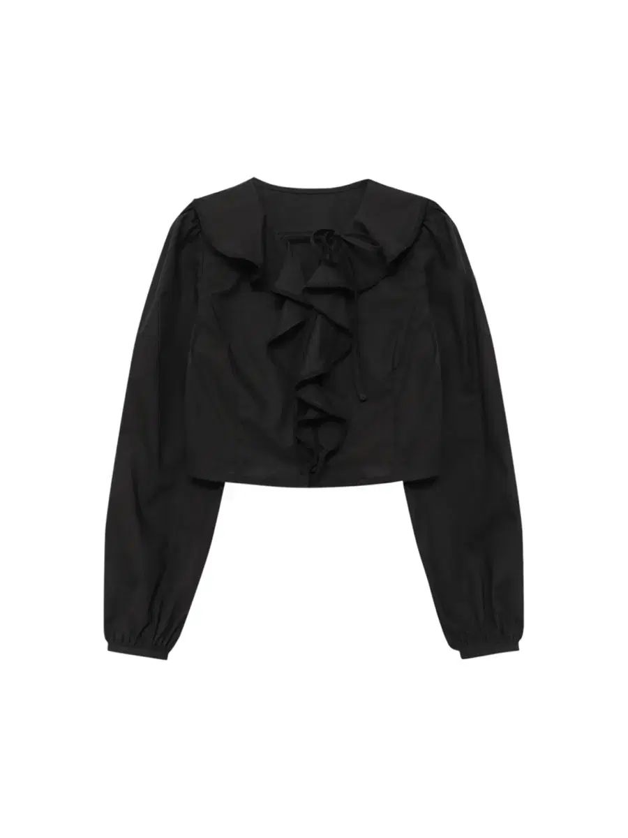 Not your rose ノットユアローズ Heather blouse black