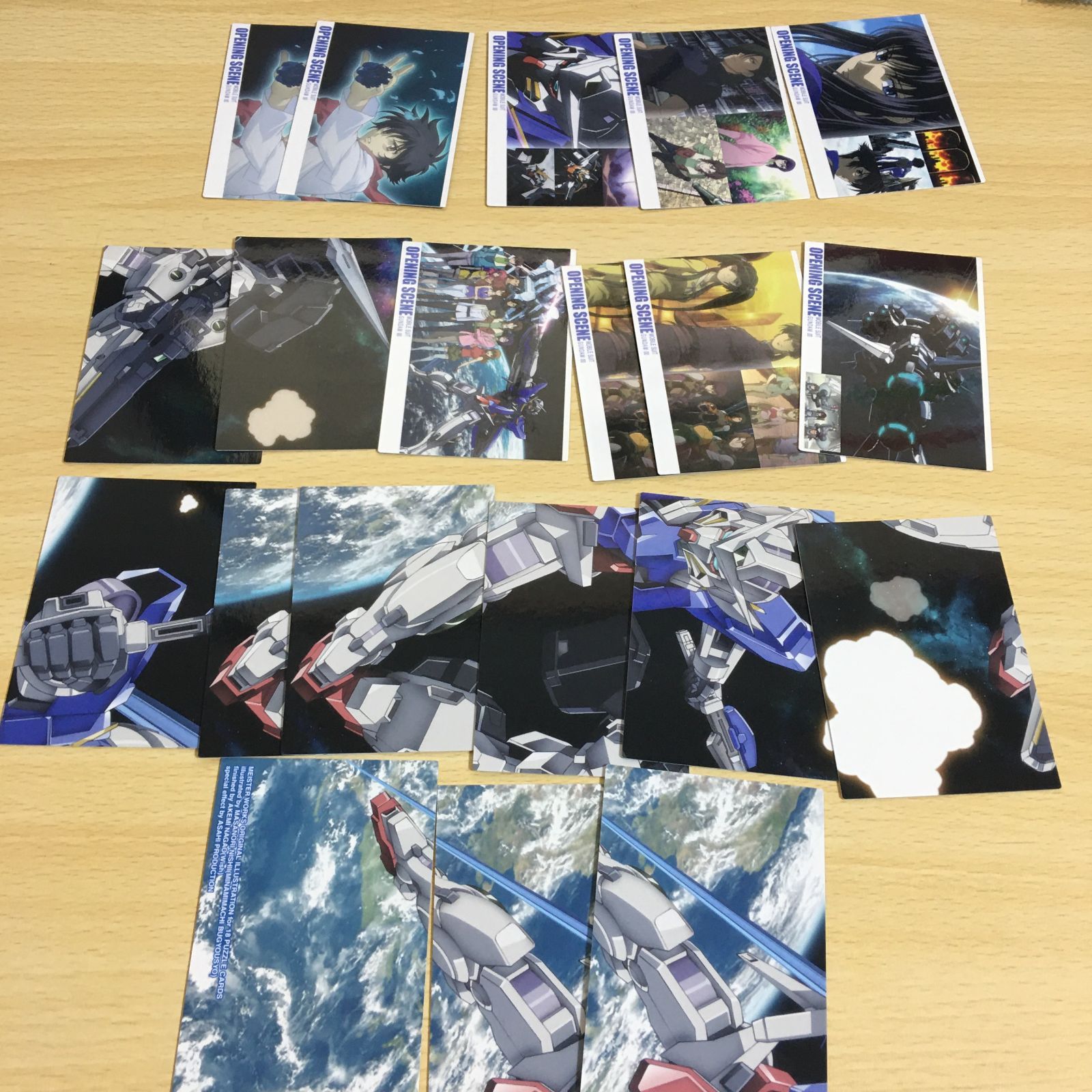 ガンダム 00 ダブルオー カード カードダスマスターズ セミコンプ SP