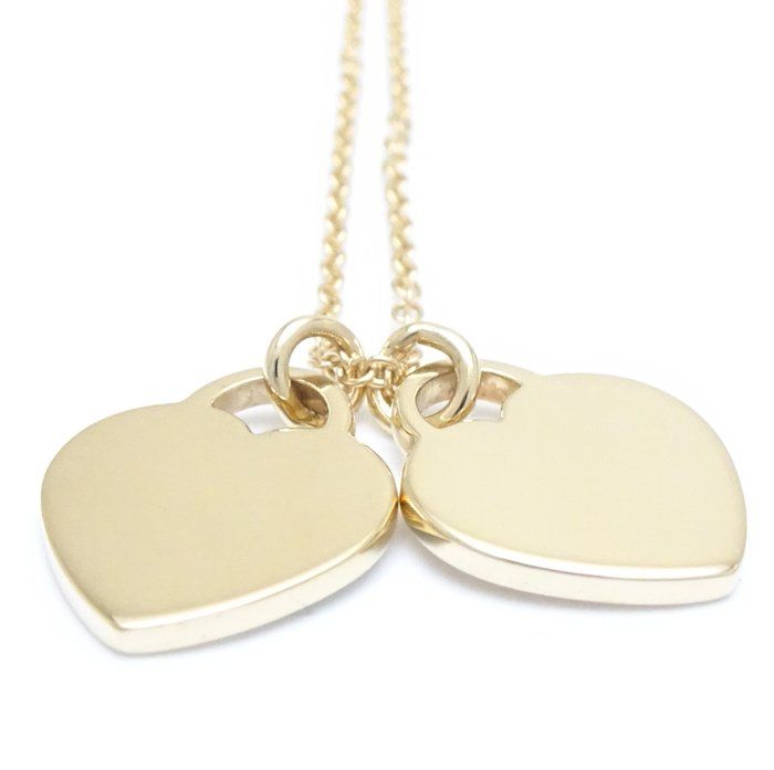 【中古】TIFFANY&Co. ティファニー ダブルハートタグ ネックレス Tiffany ティファニー リターントゥ ティファニー ダブルハート