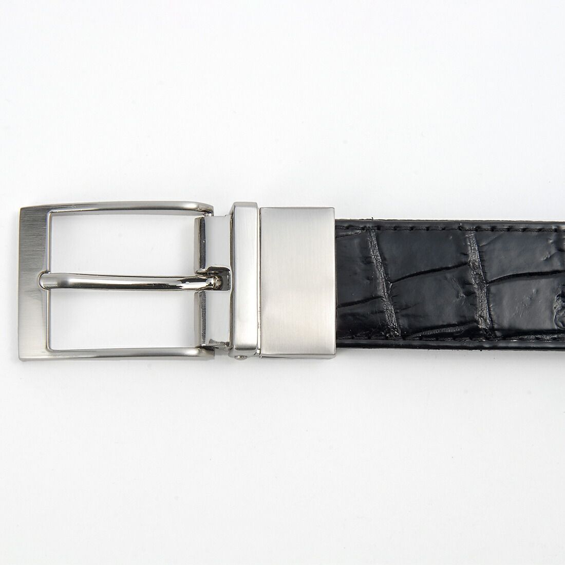 半額以下 クロコダイル ベルト メンズ 本革 本クロコダイル RODANIA