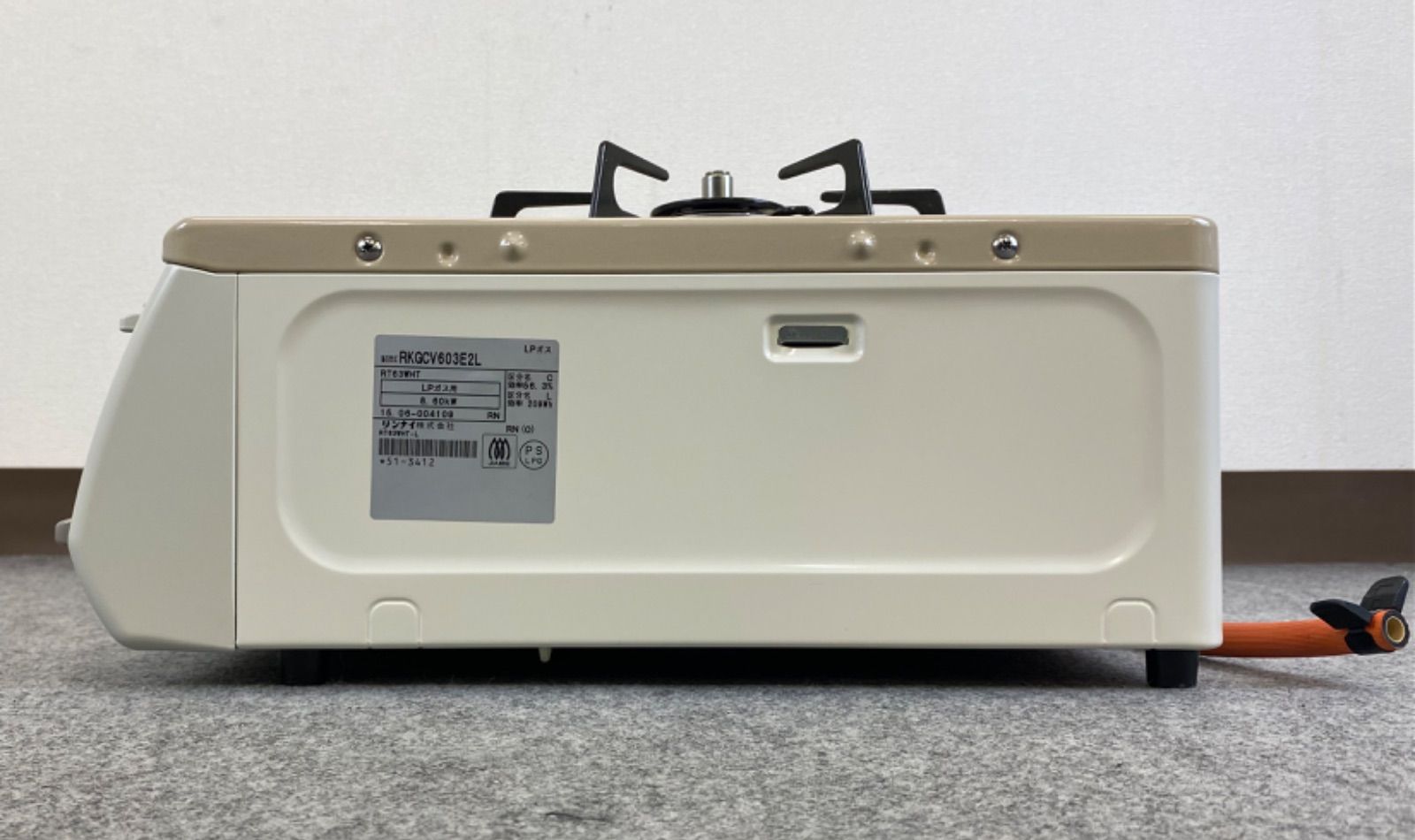 リンナイ RKGCV603E2L ガスコンロ 都市ガス 12A/13A 2015年製 リンナイ RKGCV603E2L ガスコンロ 都市ガス 12A/13A 2015年製