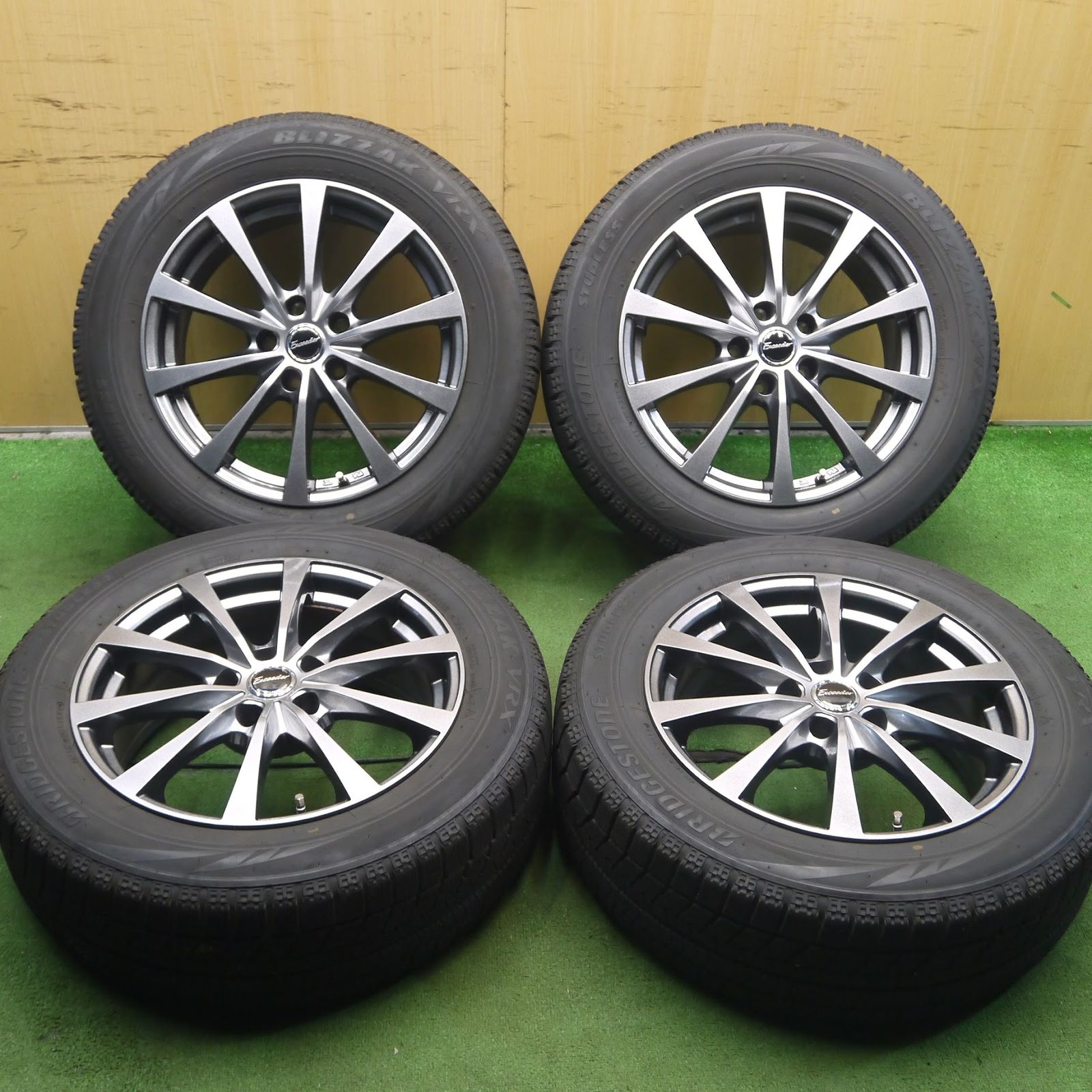 送料無料]キレイ！19年☆スタッドレス 215/60R17 ブリヂストン ブリヂストン VRX Exceeder HOT STUFF エクシーダー  17インチ PCD114.3/5H☆3071703クス - メルカリ