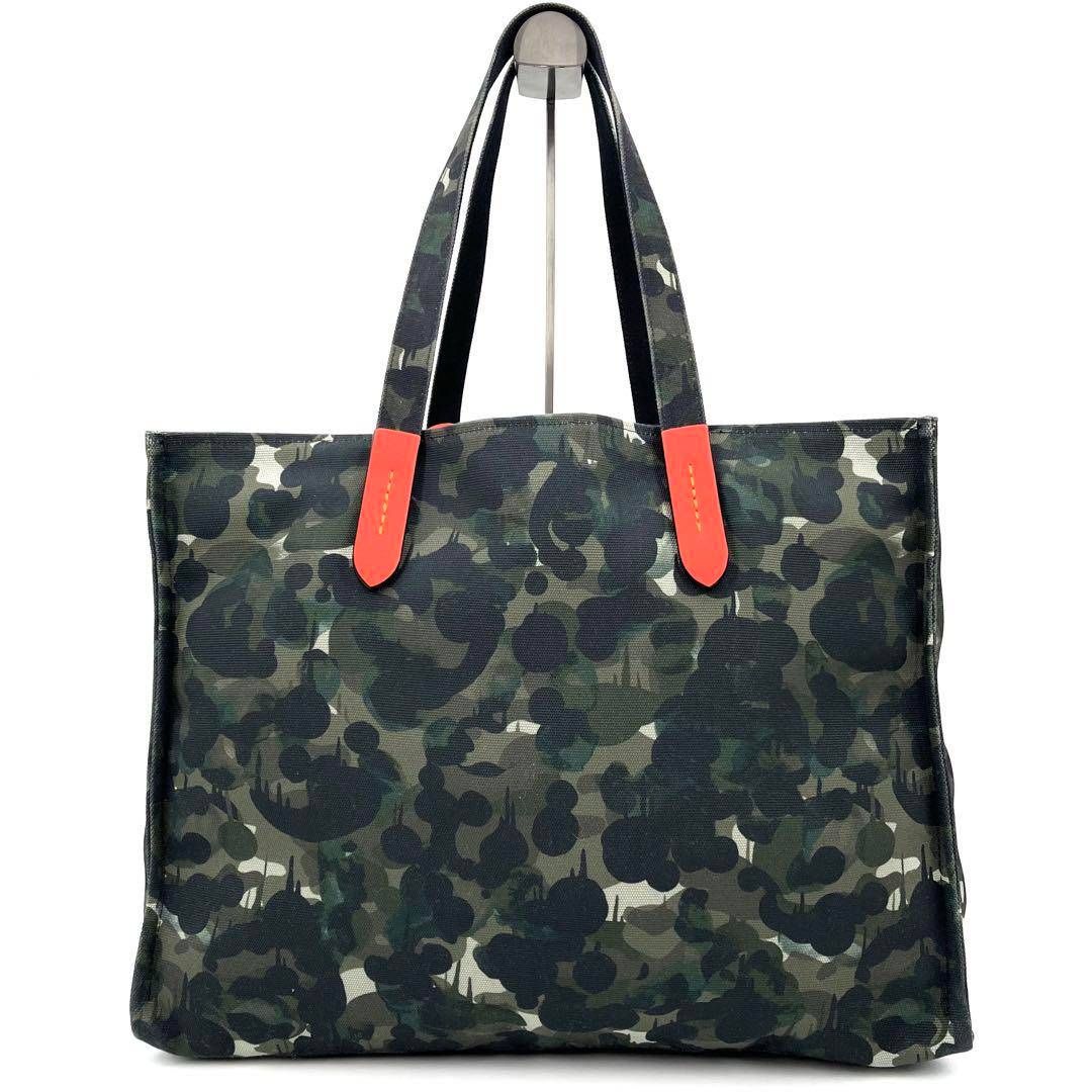 【美品】コーチ ホースアンドキャリッジ トートバッグ 馬車柄 キャンバス レザー COACH コーチ トートバッグ ホースアンドキャリッジ カモフラ