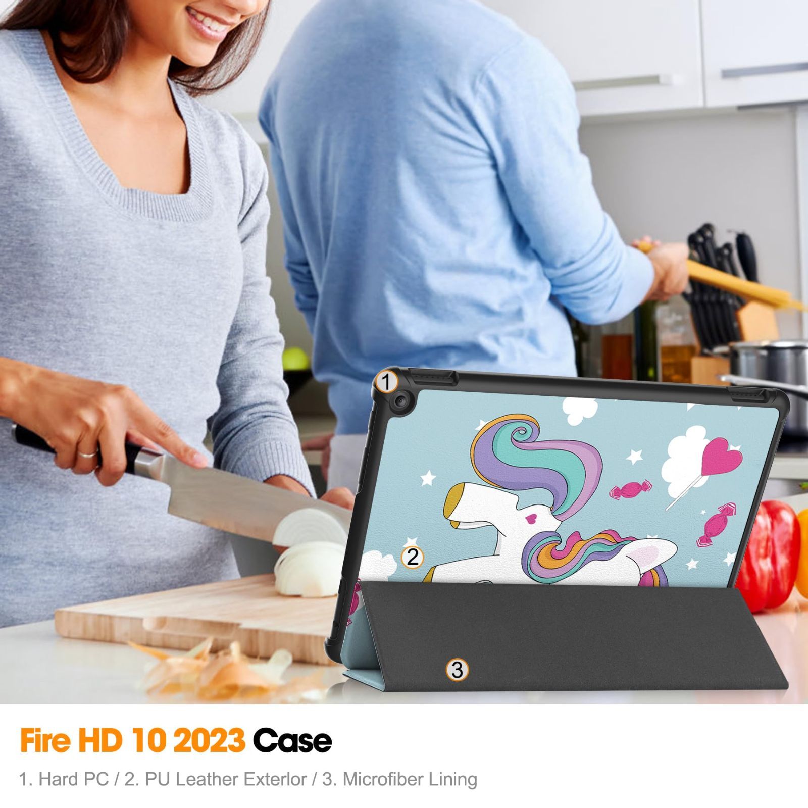 0 Fire HD 1 ケース : New カバー Plus 第13世代 fire hd ケースの通販 For Gosento 安い商品を通販サイト