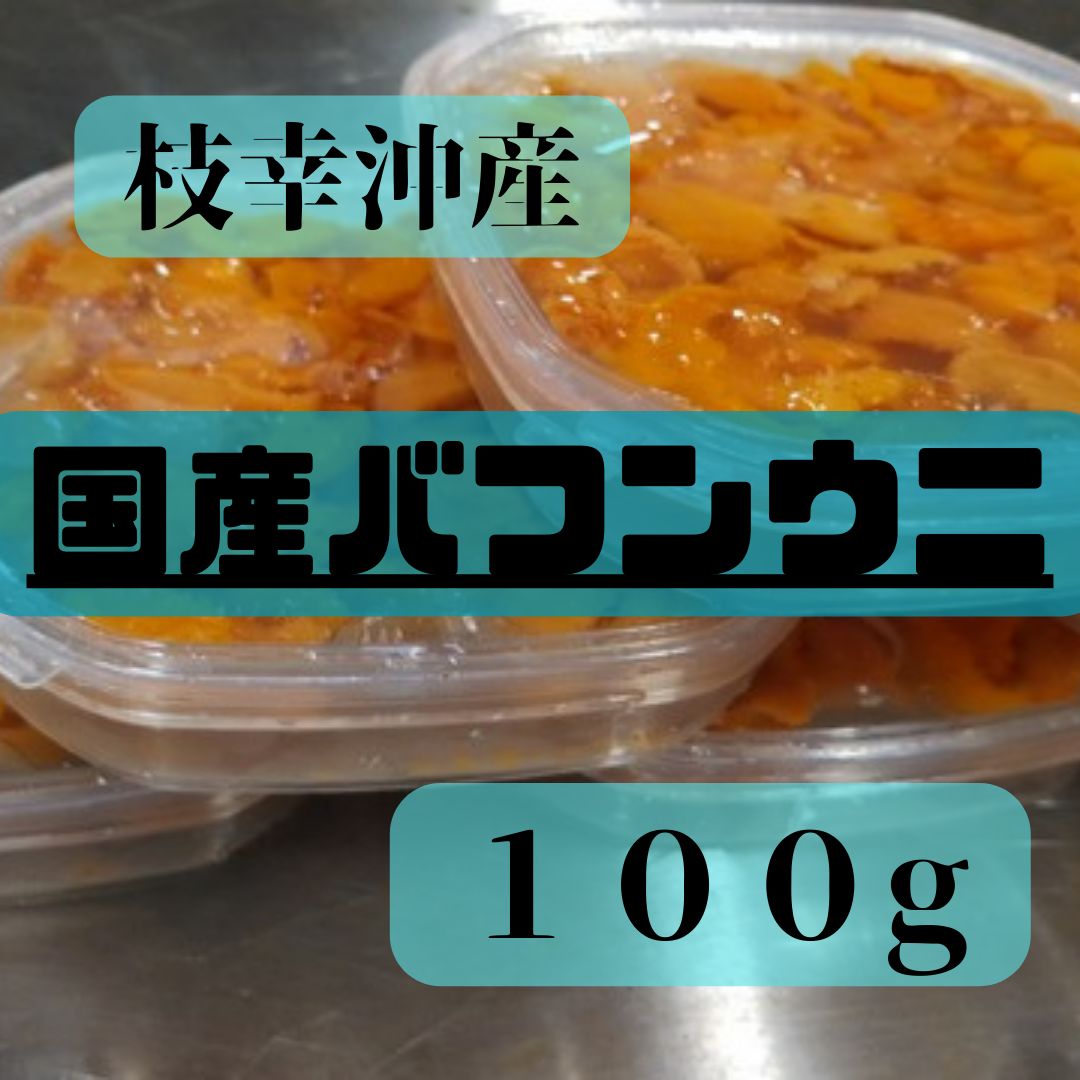 国産バフンウニ１００ｇ  再入庫予定6月中旬～