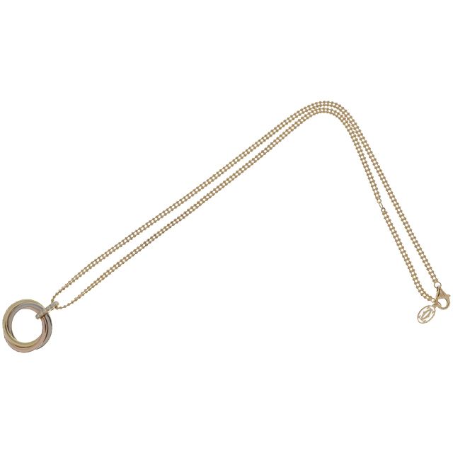 新品仕上げ済）カルティエ CARTIER トリニティ ダイヤ ネックレス  