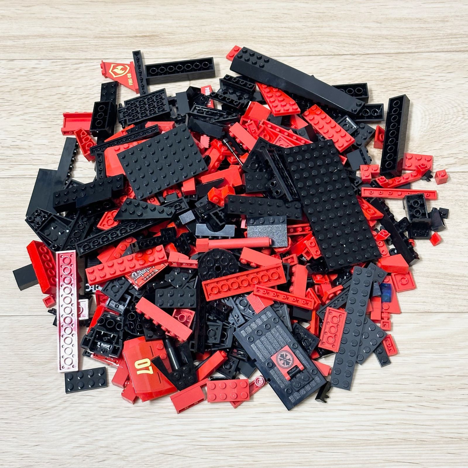 LEGO レゴ レッド ブラック系 中古 パーツ ブロック プレート スロープ 大量 ばら売り 部品取り LY-230928-01 - メルカリ