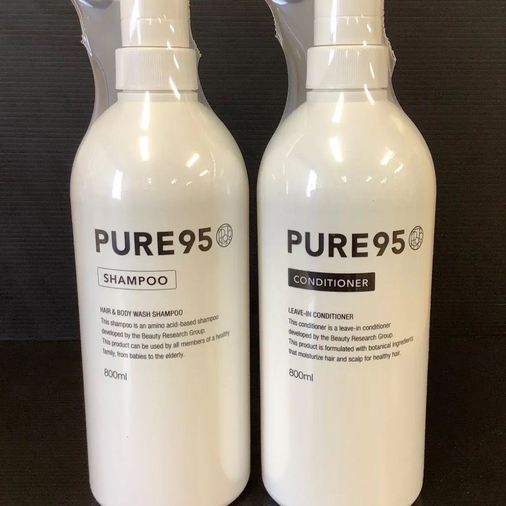 PURE95 シャンプー＆コンディショナー 各800mlセット 美容室専売品 ピュア95