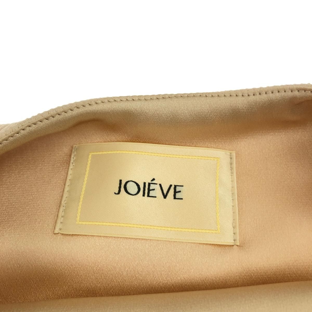 JOIEVE ジョエブ ウエストリボン ワンピース サイズ:36 ベージュ  