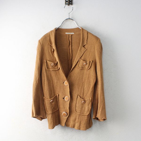 mina perhonen ミナペルホネン nostalgia リネン ニットジャケット 36  