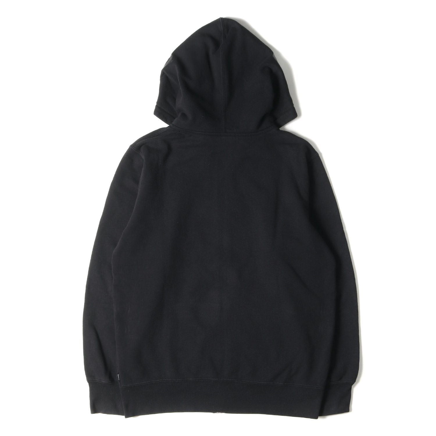 Supreme シュプリーム パーカー サイズ:M フードロゴ フルジップ スウェット パーカー Hooded Foil Logo Zip Up  15SS ブラック 黒 トップス フーディー フーデッド スウェットシャツ ストリート ブランド - メルカリ