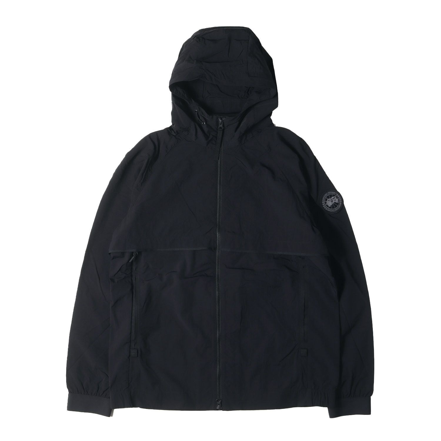 CHALLENGER ブラック ナイロンジャケット アノラック CHALLENGER PACKABLE NYLON ANORAK 黒 L