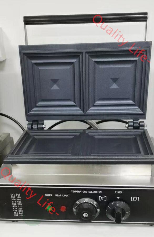 電気 ホットスナッカー ホットサンドメーカー 2個焼き 単相 100V |厨房|業務|飲食|店舗