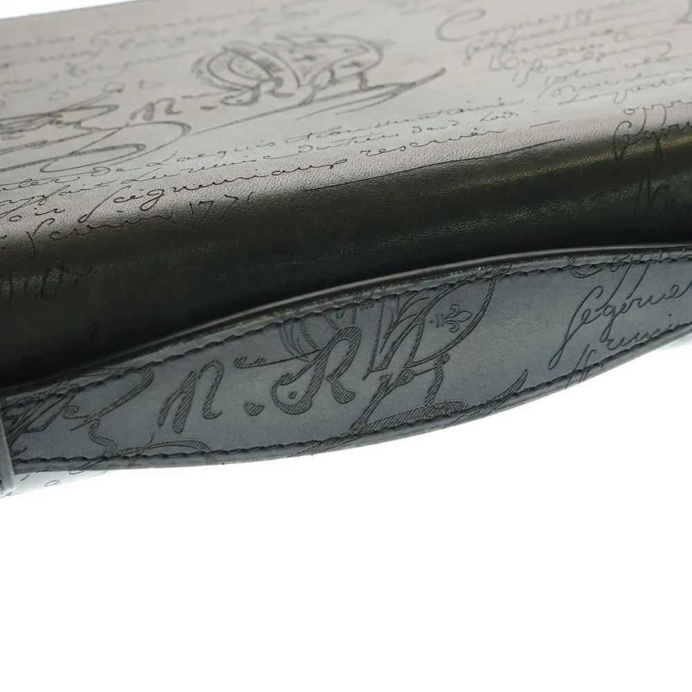 グリーン×グレー レザー