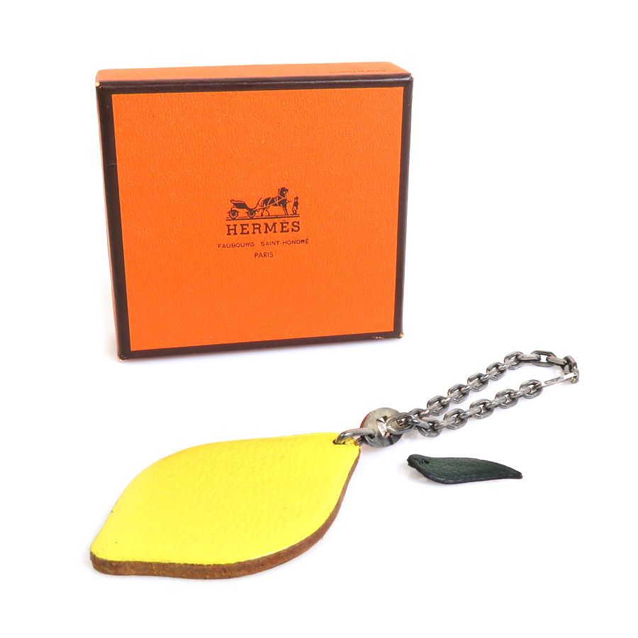エルメス HERMES チャーム フルーツモチーフ レモン HERMES エルメス