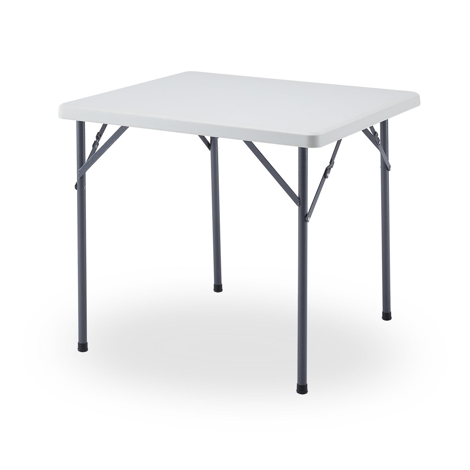 数量 多機能 折りたたみ作業台 軽量 ダイニングテーブル ポータブル 80x80x72cm ピクニック 折りたたみテーブル キャンプ 正方形 屋内 テーブル 屋外 KAIHAOWIN ホワイト