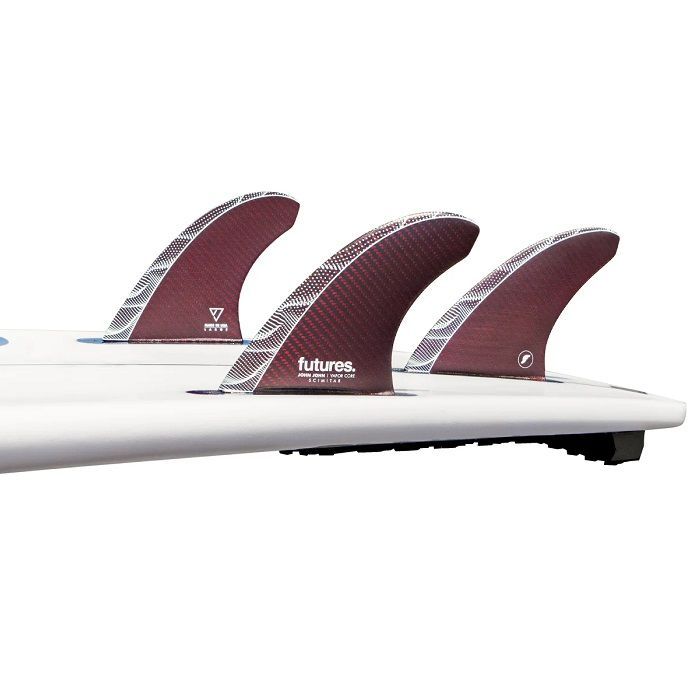 ご来店を待ちます! フィンキープレゼント 正規品 Futures Fin John John Florence Vapor Core Scimitar L ジョン ジョン フローレンス ベクター コア シミタール エル Carbon Redフューチャー フィン