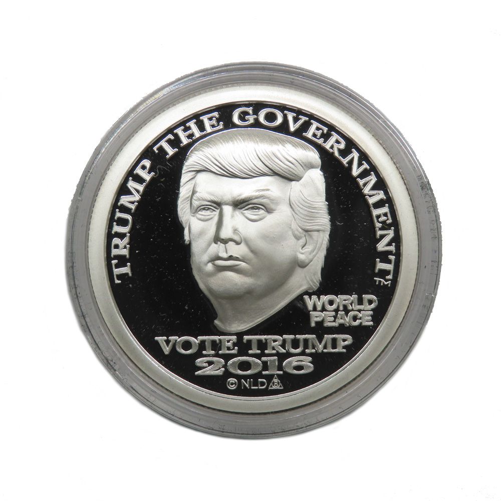 名古屋 OTHER 2016年 トランプ大統領 WORLD PEACE 純銀コイン 1オンス 純銀製 プルーフシルバードル